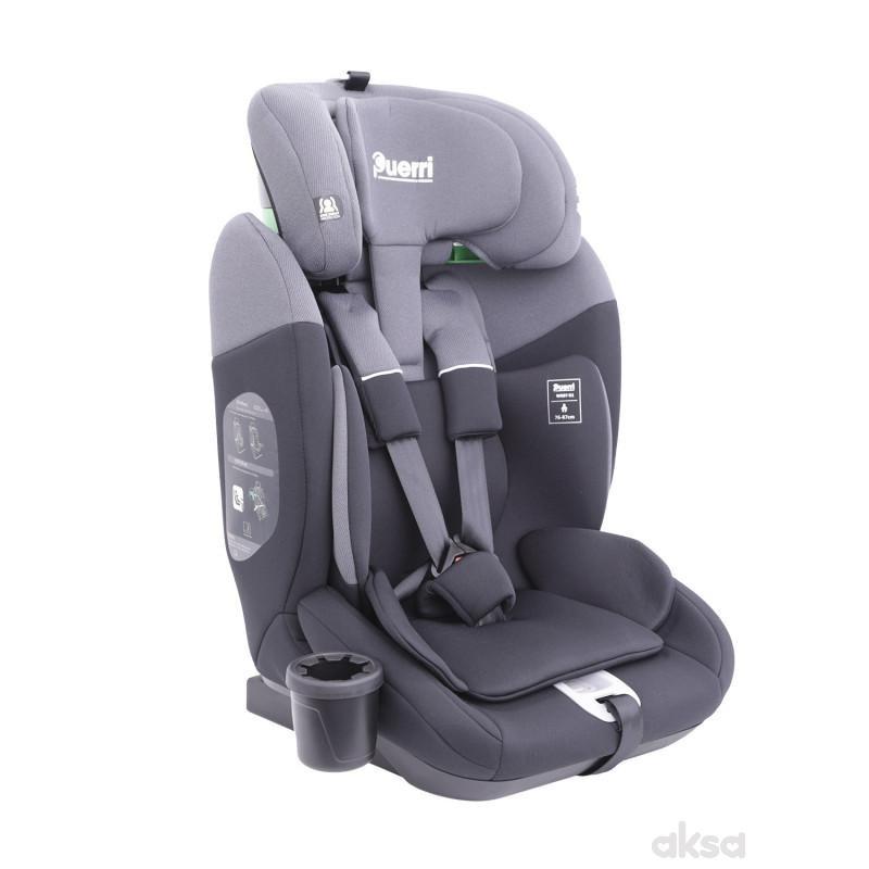 Puerri auto sedište MaxSafe (76-150cm), black/grey 
