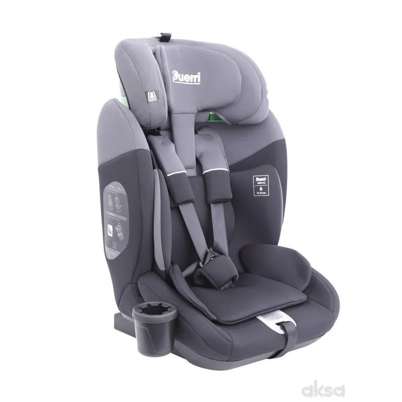Puerri auto sedište MaxSafe (76-150cm), black/grey 