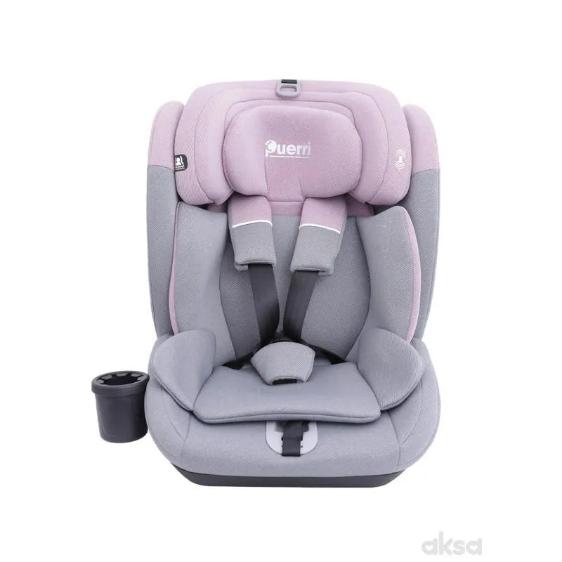 Puerri auto sedište MaxSafe (76-150cm), pink/grey