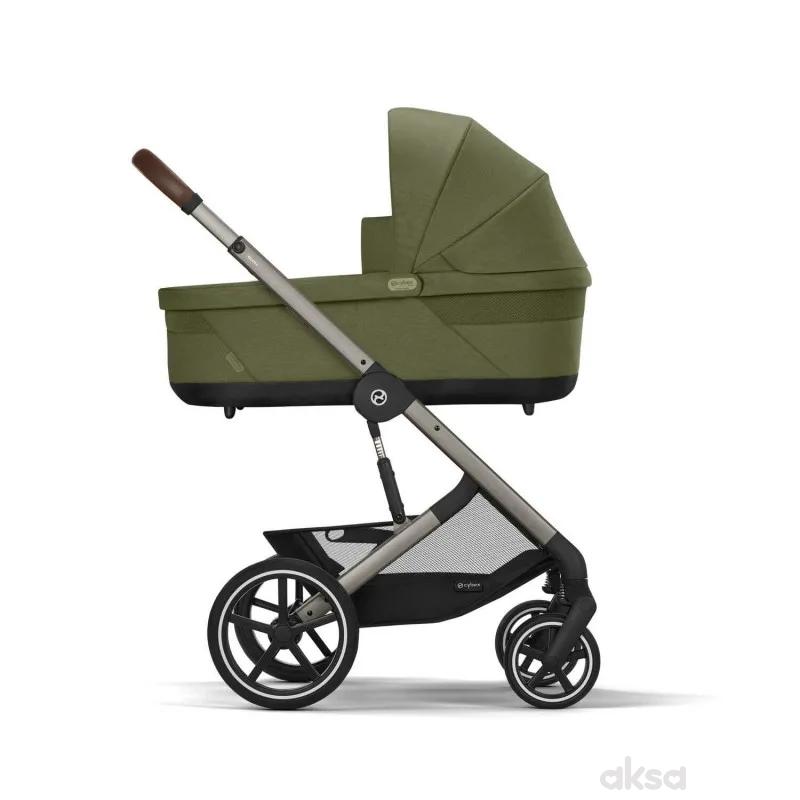 Cybex kolica Balios S Lux, Moss Green (taupe ram) 