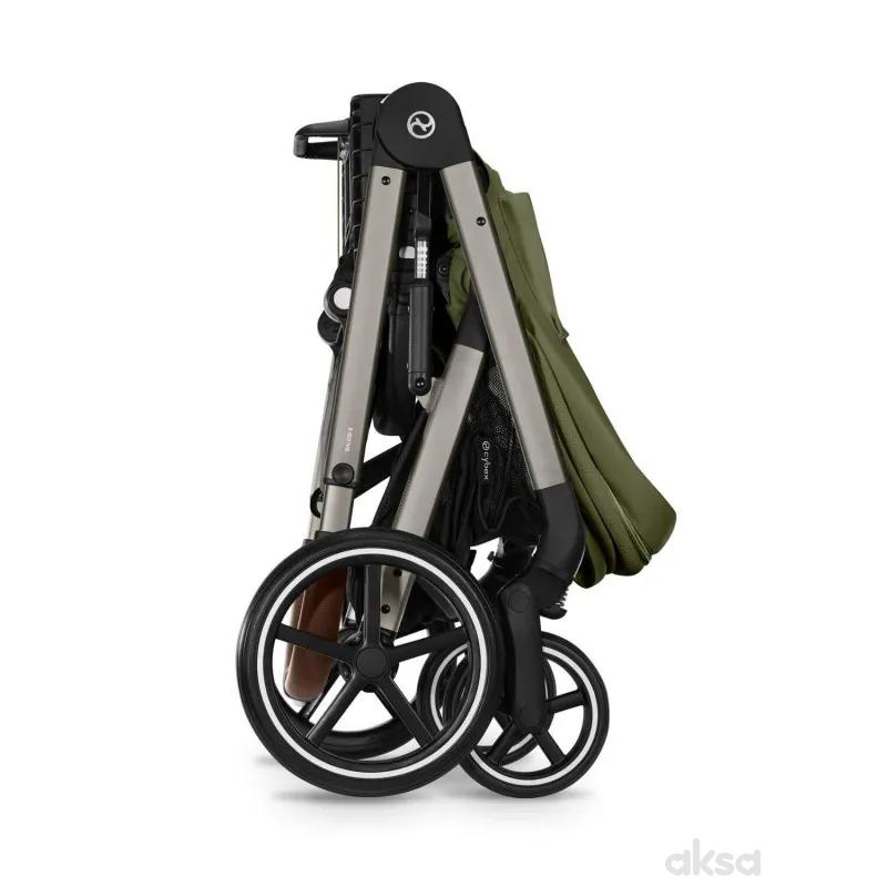 Cybex kolica Balios S Lux, Moss Green (taupe ram) 