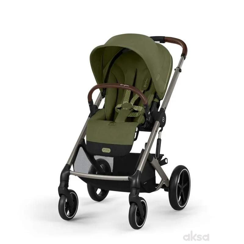 Cybex kolica Balios S Lux, Moss Green (taupe ram) 