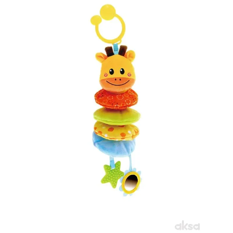 Biba Toys igračka na povlačenje, žirafa 