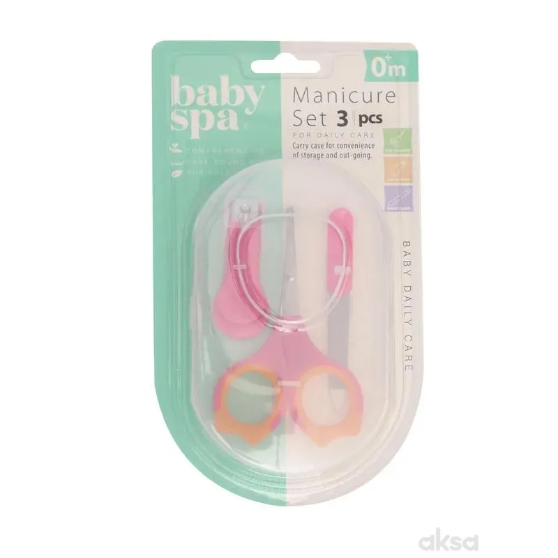 Baby Spa manikir set roze