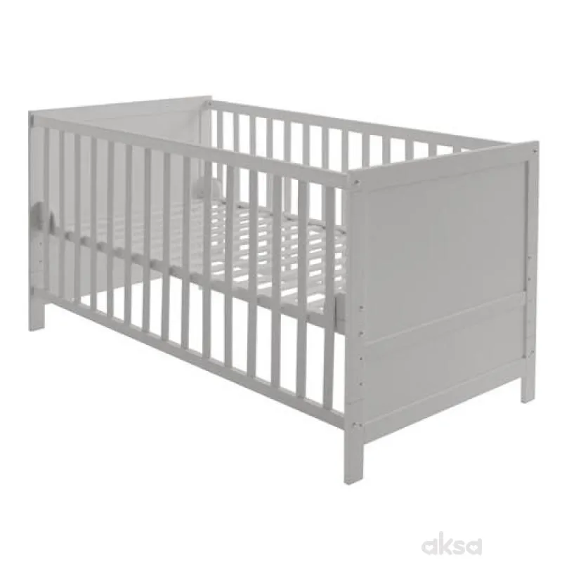 Roba Kids Krevetić, 70 x 140 cm, antracit drvo