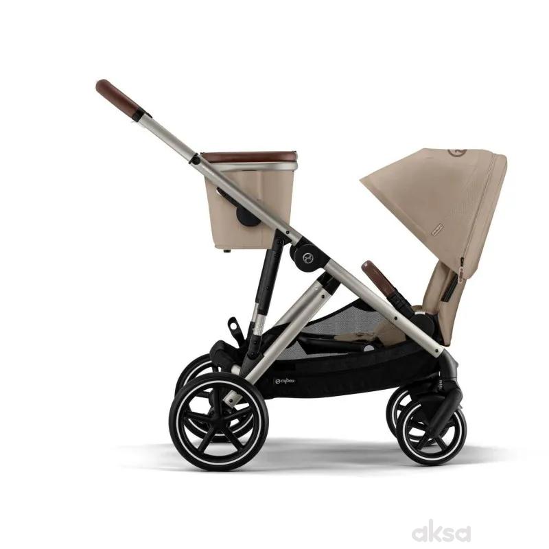 Cybex kolica Gazelle, Almond Beige (taupe ram) 