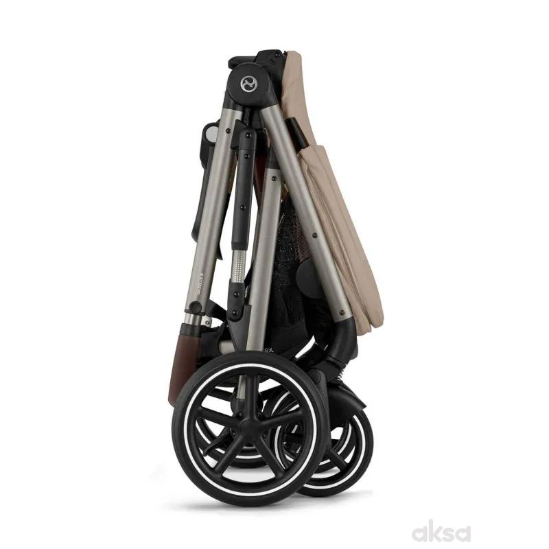 Cybex kolica Gazelle, Almond Beige (taupe ram) 