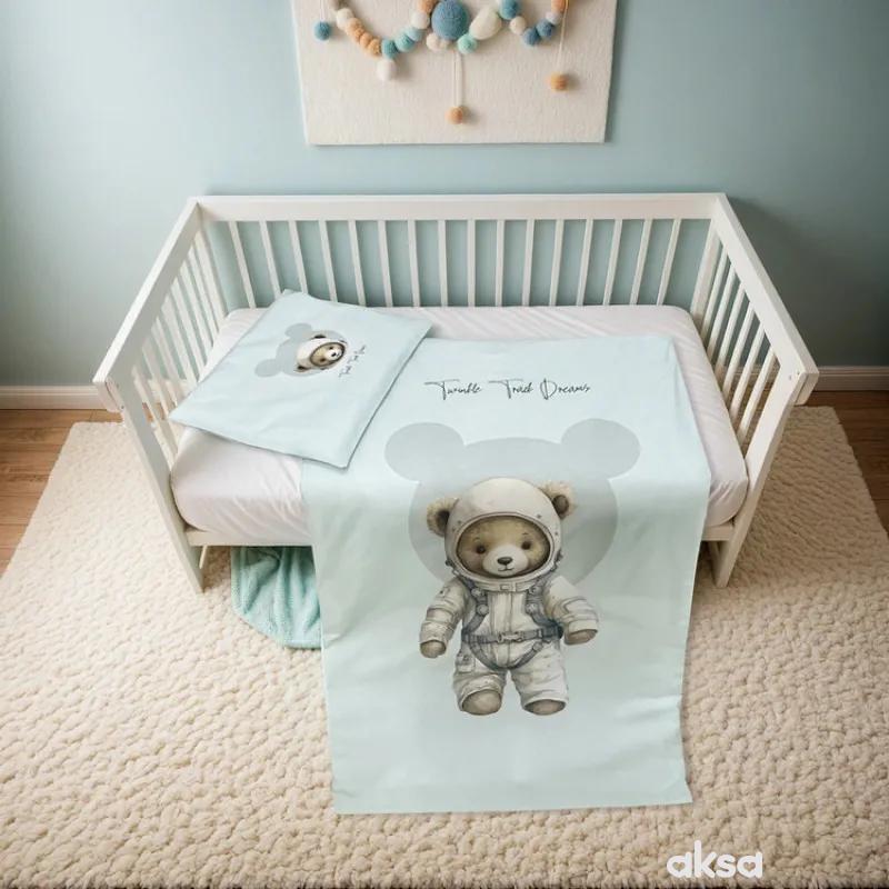 Baby Textil posteljina 3/1 Teddy, 80x120cm 
