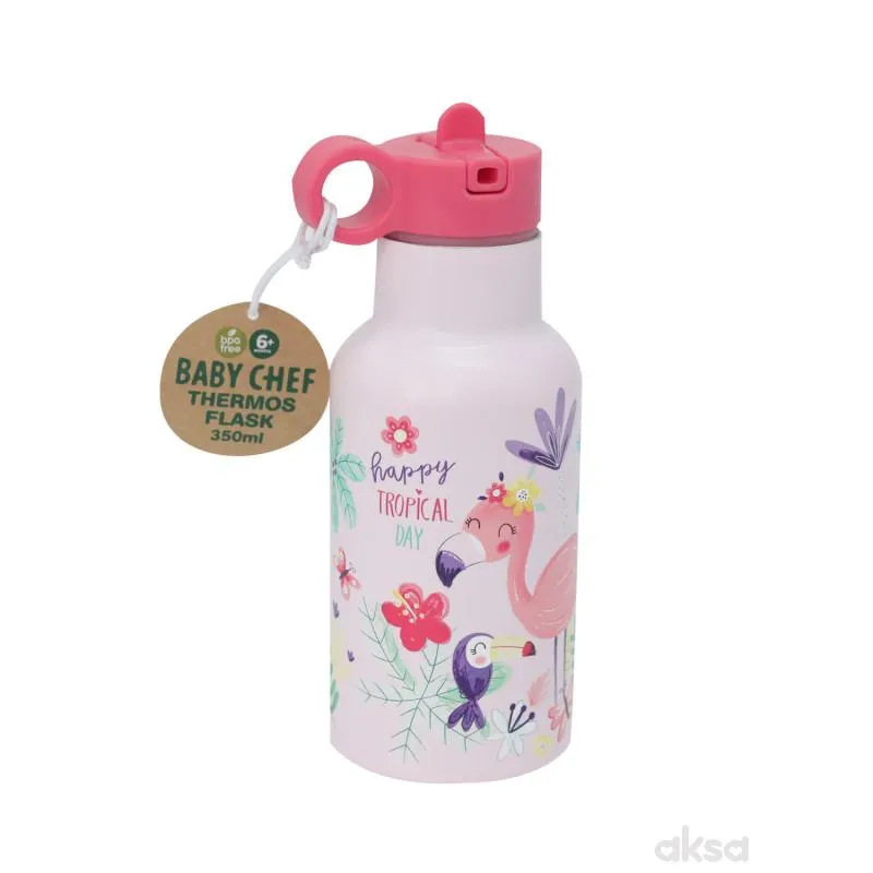 Baby Chef termos flamingo 350ml 