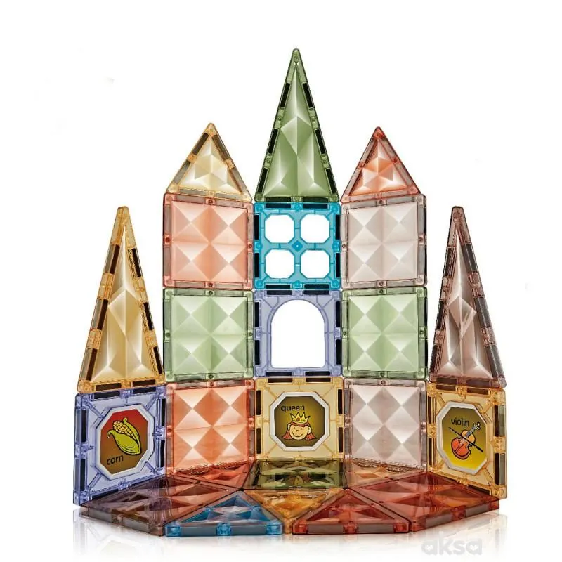 Cute&Cool magnetne pločice dvorac, 36 kom 