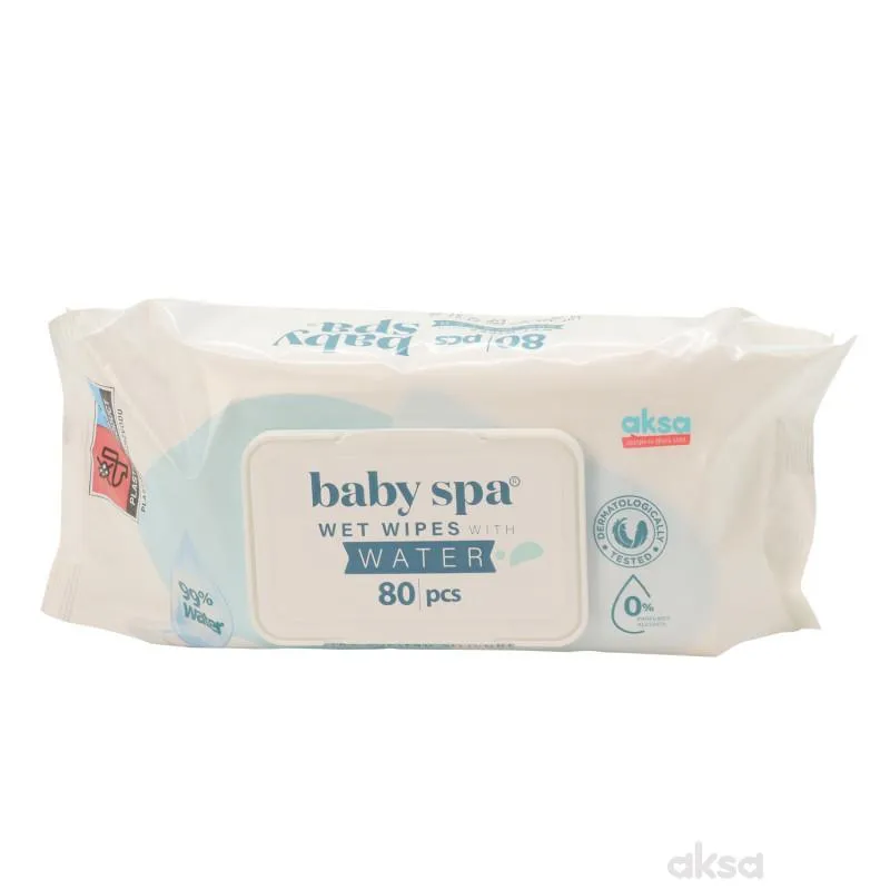 Baby spa vlaž. maramice sa poklopcem  99%vode80kom 
