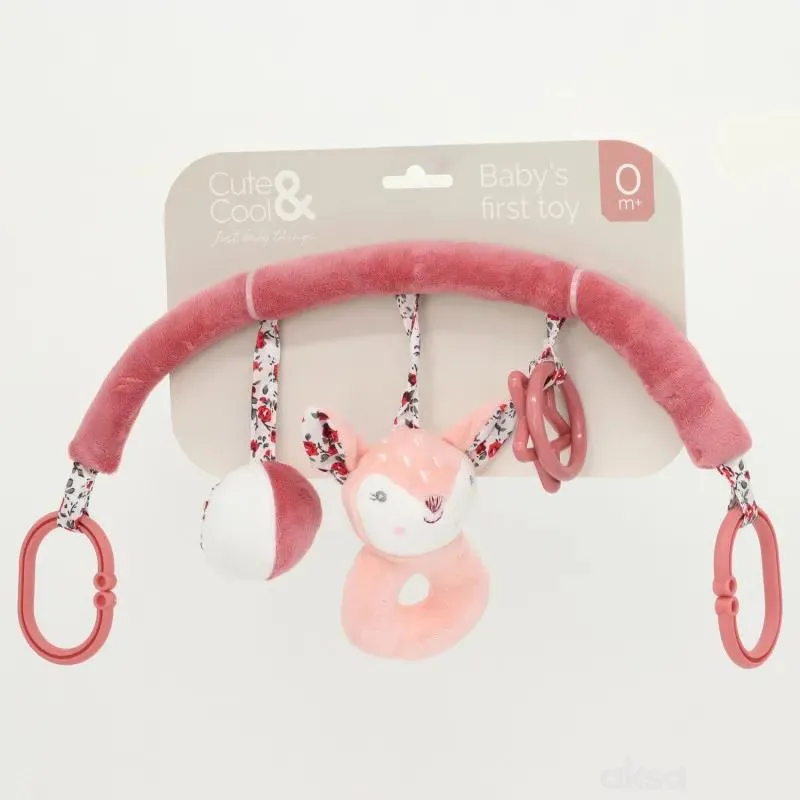 Cute&Cool plišani luk za kolica/krevetac jelen 