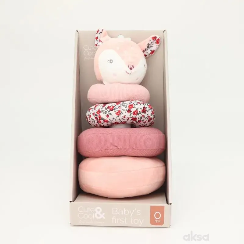 Cute&Cool plišani krugovi za slaganje jelen 