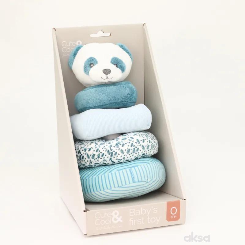 Cute&Cool plišani krugovi za slaganje panda 