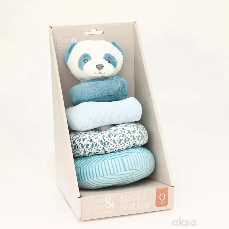 Cute&Cool plišani krugovi za slaganje panda 