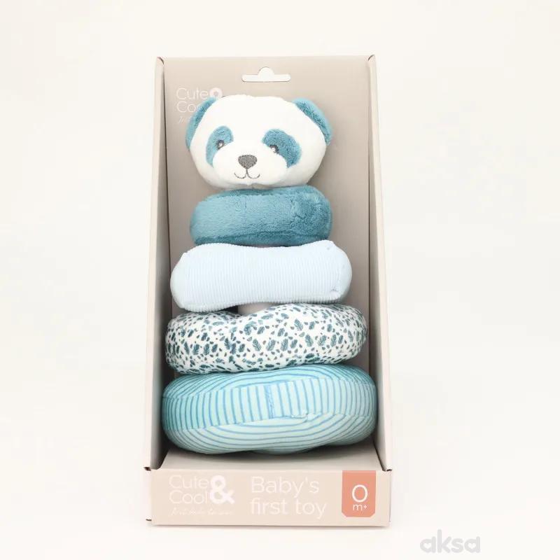 Cute&Cool plišani krugovi za slaganje panda 