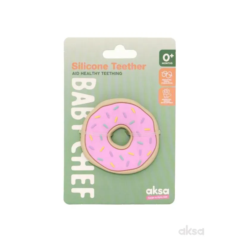 Baby Chef silikonska glodalica, krofna 