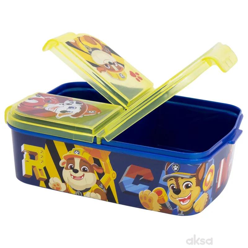 Stor kutija za obrok više pregrada, Paw Patrol 