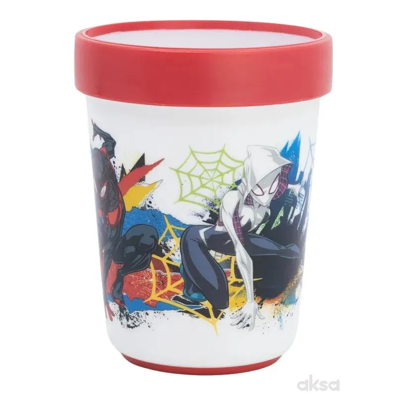 Stor neklizajuća čaša 260ml, Spiderman 