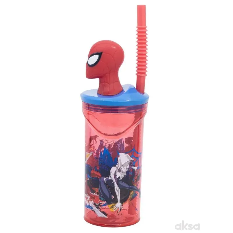 Stor flašica sa 3D figurom 360ml, Spiderman 