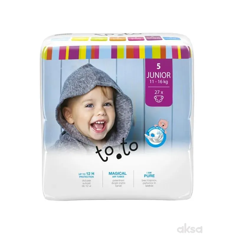 Tosama to.to pelene 5 junior 11-16kg 27kom