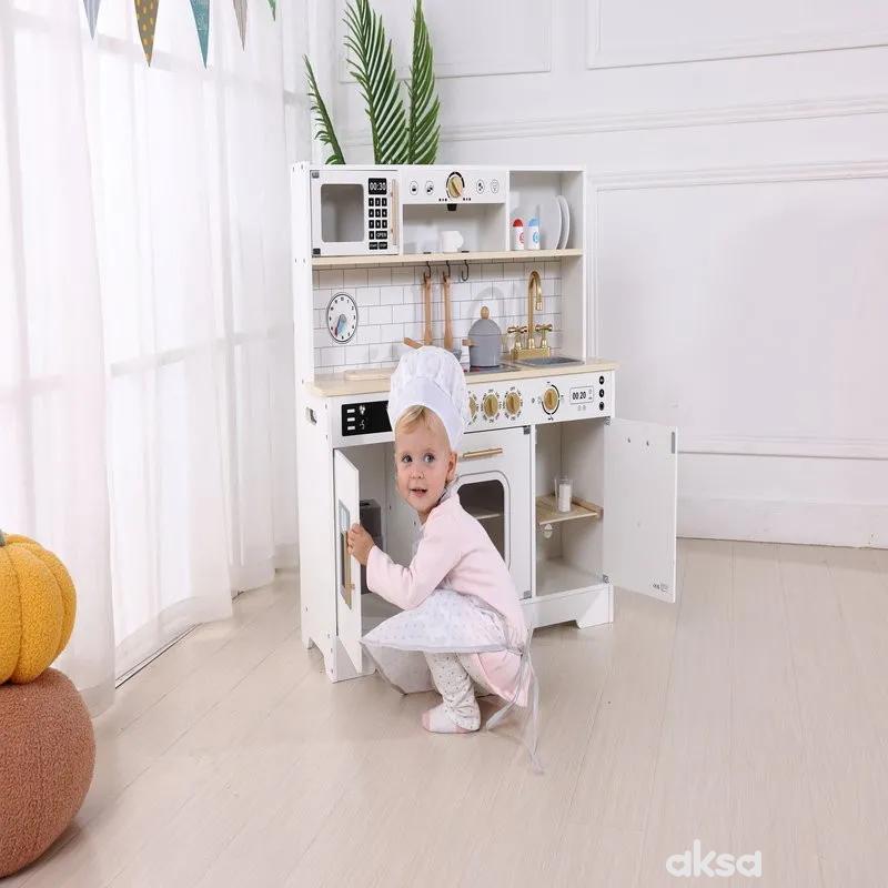 Cute&Cool drvena igračka bela kuhinja XL 