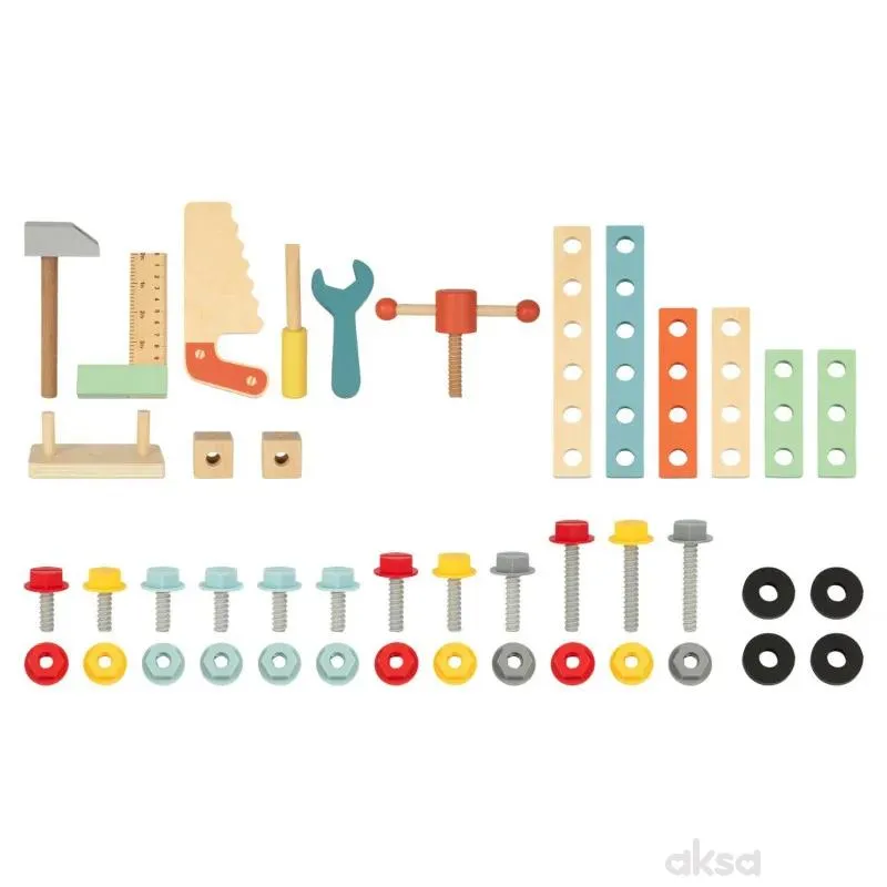 Cute&Cool drvena igračka radionica sa alatom 