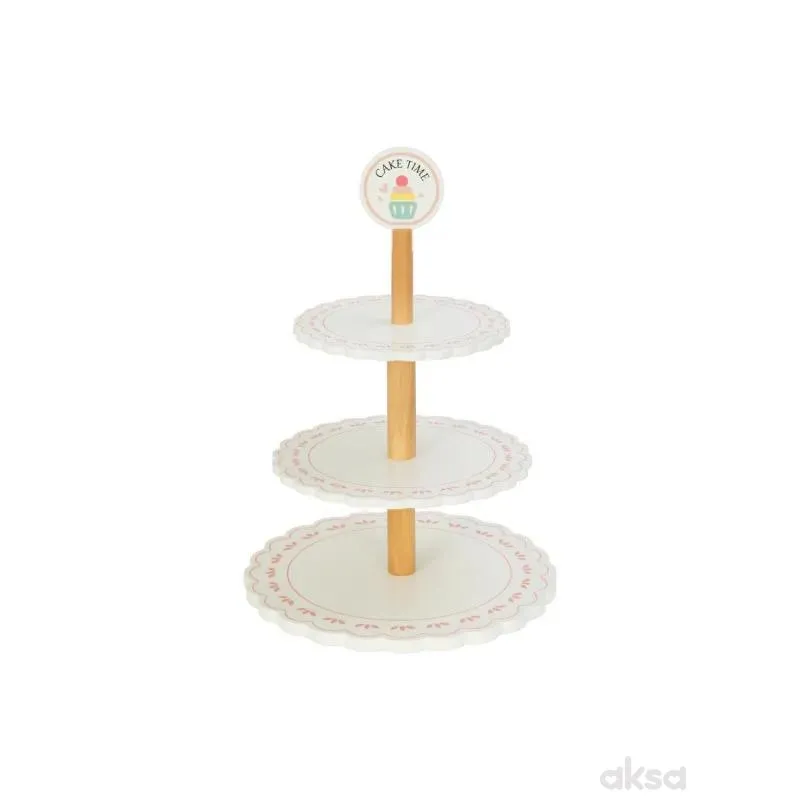 Cute&Cool drvena igračka stalak za kolače 
