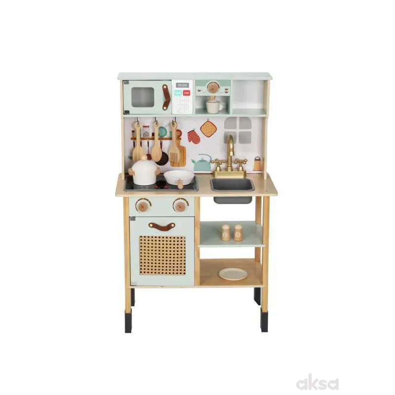 Cute&Cool drvena igračka kuhinja zelena 