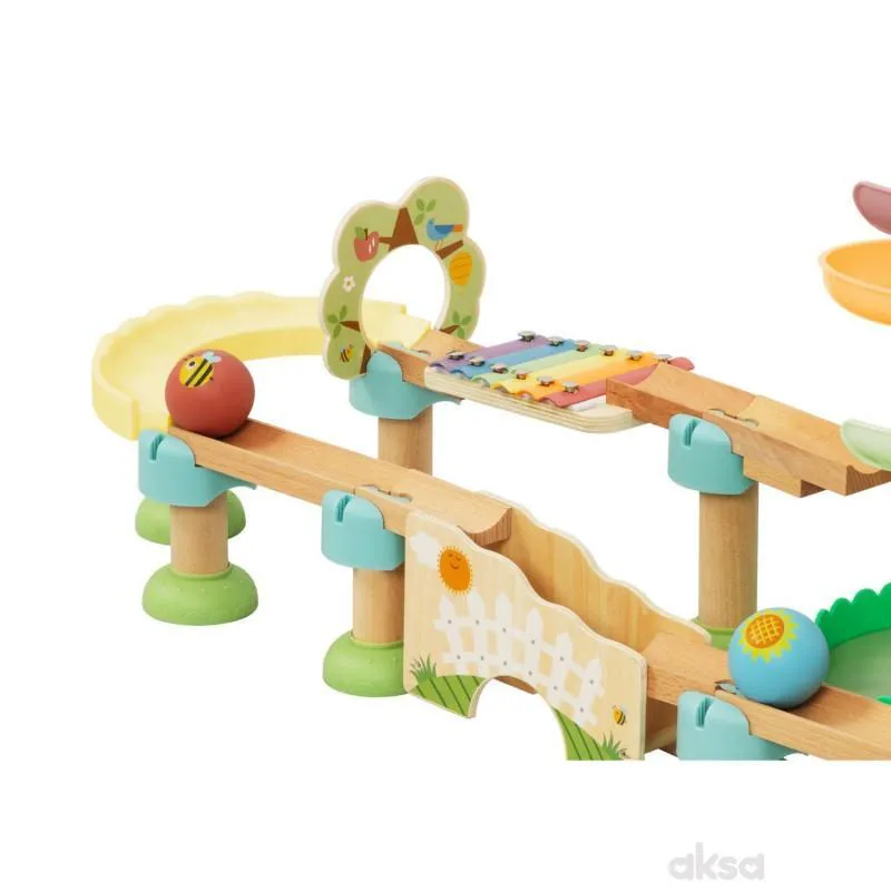 Cute&Cool drvena igračka tobogan sa više funkcija 