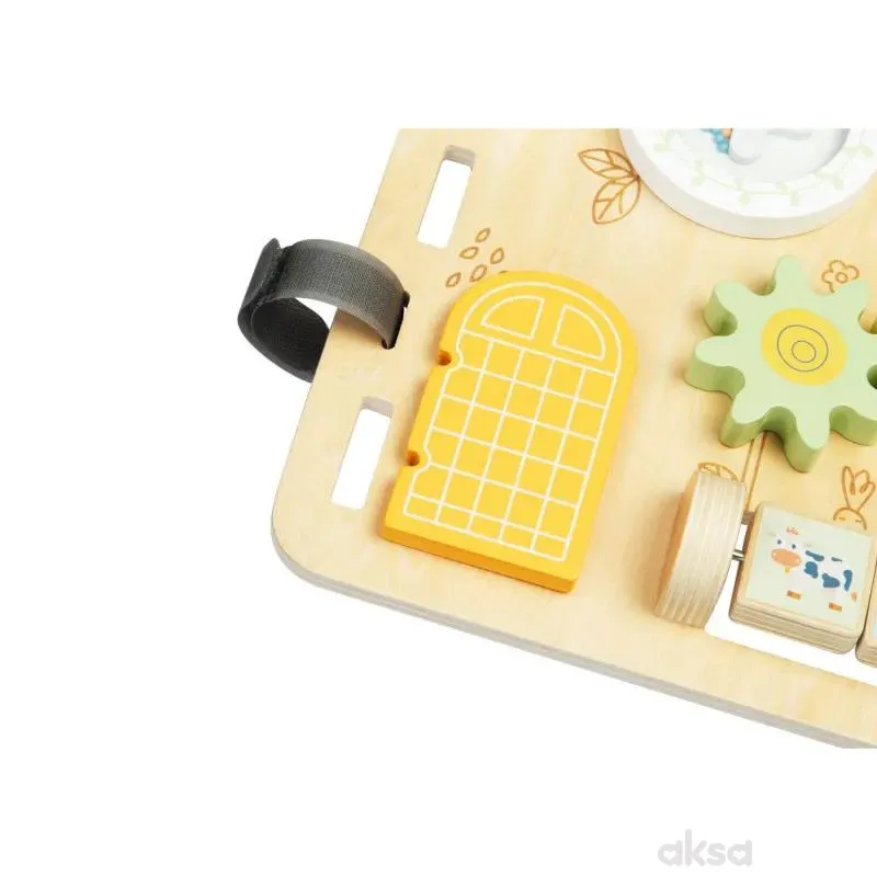 Cute&Cool drvena igračka tabla sa više funkcija 