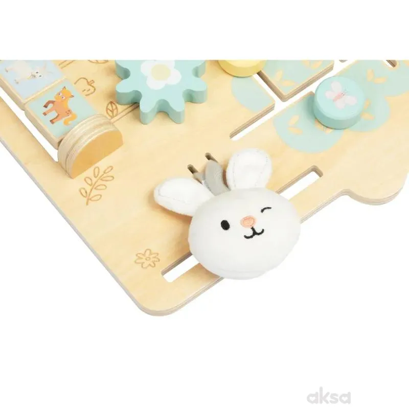 Cute&Cool drvena igračka tabla sa više funkcija 