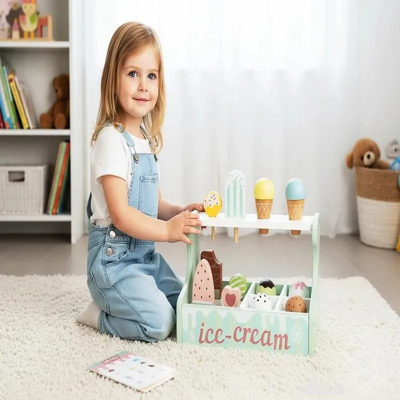 Cute&Cool drvena igračka stalak sa sladoledima 
