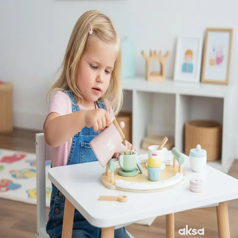 Cute&Cool drvena igračka čajanka 