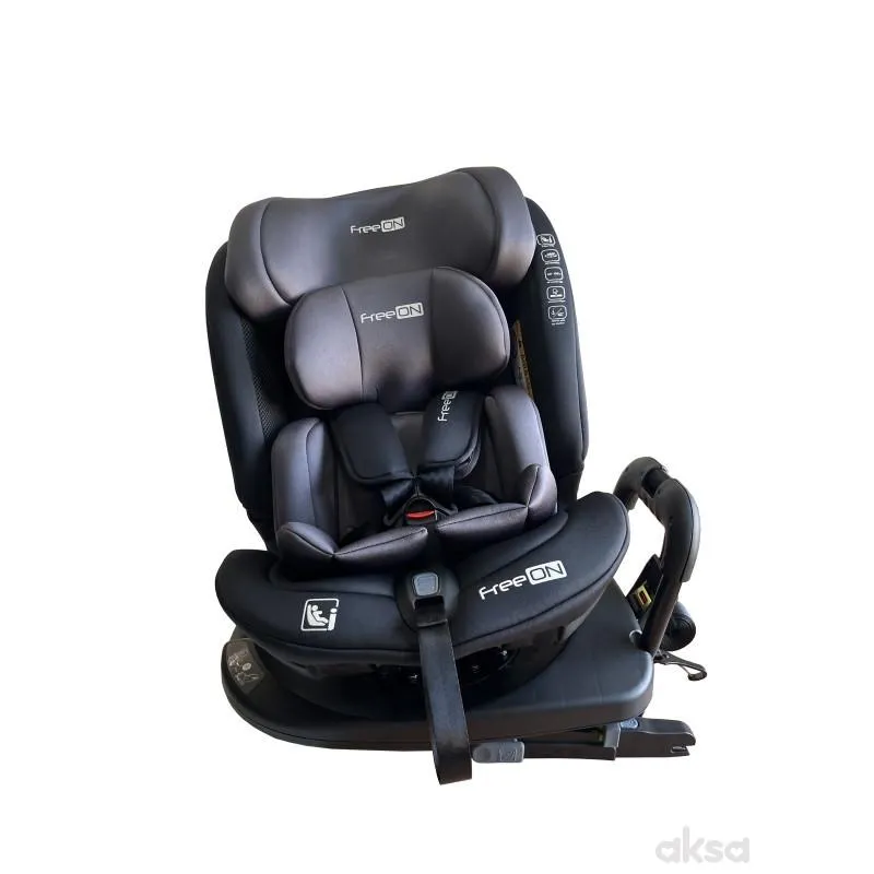 FreeON a-s Epic 40-150cm i-size 360° crna/siva 