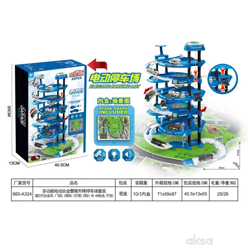 HK Mini garaža na više nivoa sa liftom 