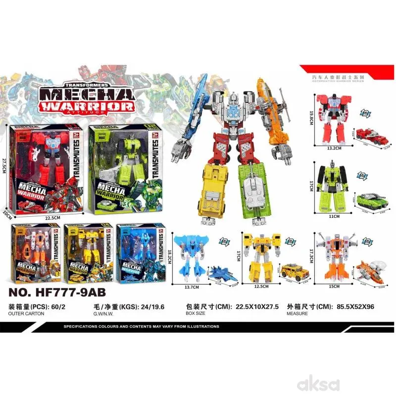 HK Mini robot transformer, zeleni 