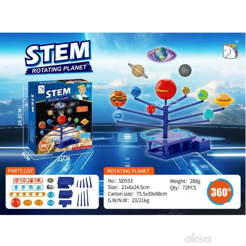 HK Mini igračka edukativni set Planete 