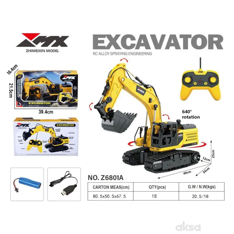 HK Mini bager sa daljinskim upravljanjem  1:18 