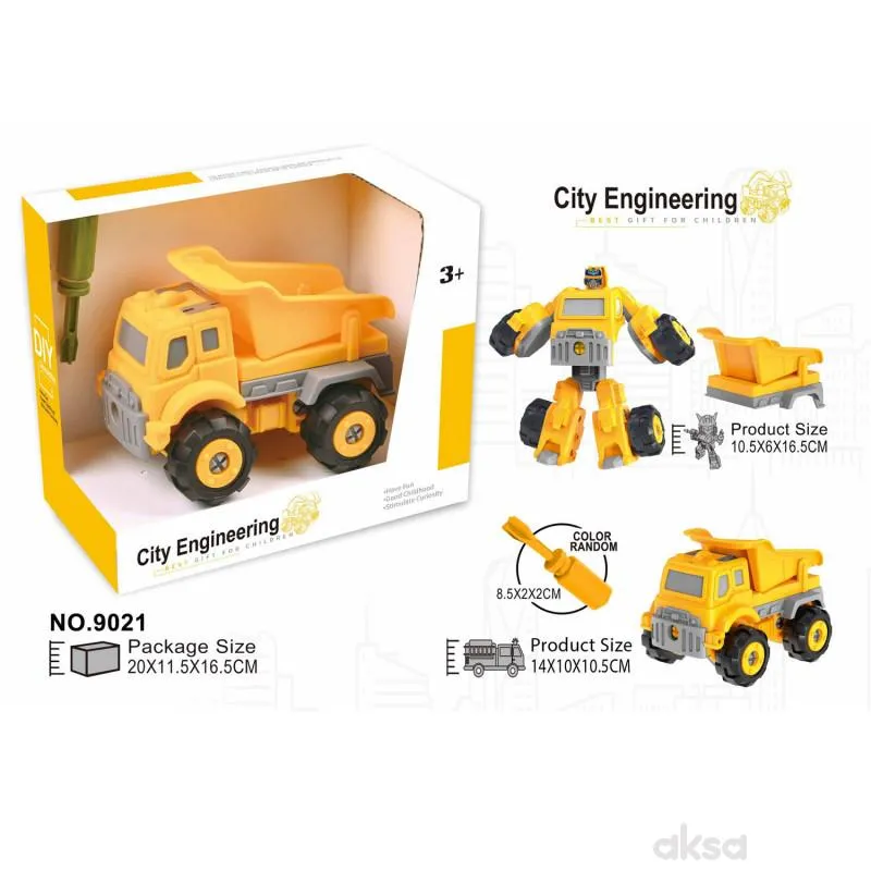 HK Mini građevinski kamion sastavi sam 