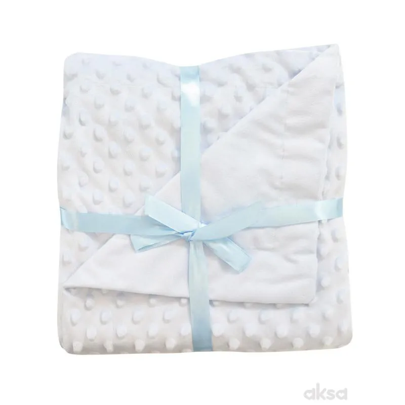 Lillo&Pippo set ćebe i plišana igračka, plavi 