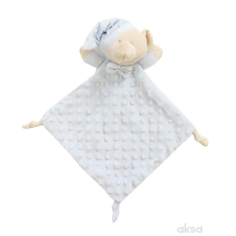 Lillo&Pippo set ćebe i plišana igračka, plavi 