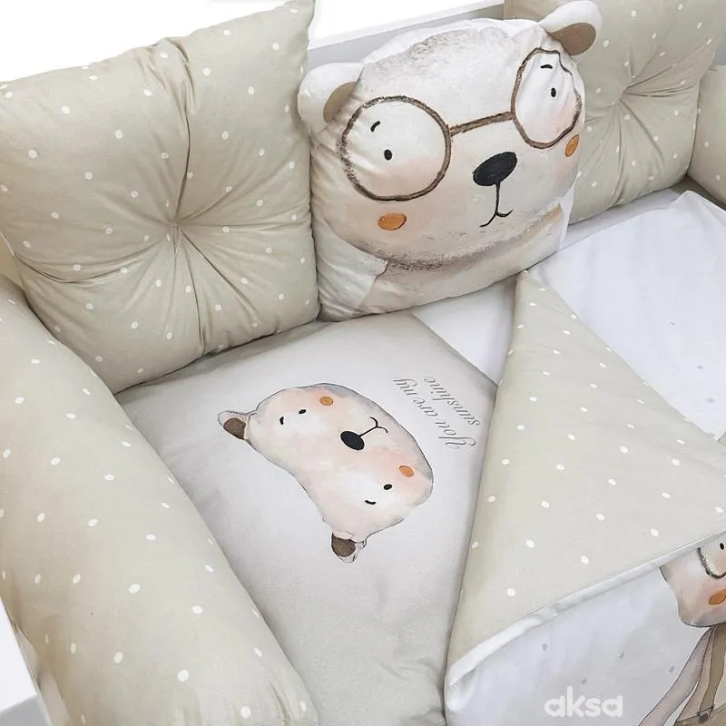 Lillo&Pippo punjena posteljina „Slatki snovi“ 