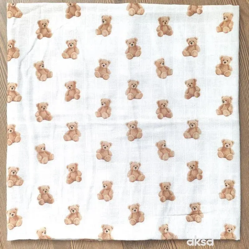 Lillo&Pippo muslin pelena 75x75cm, Meda 