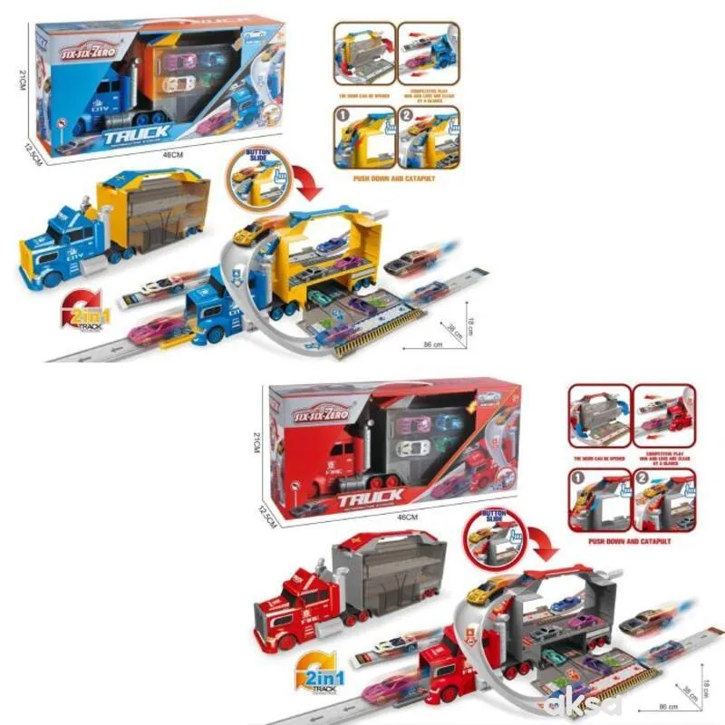 Kamion s autićima parking katapult 