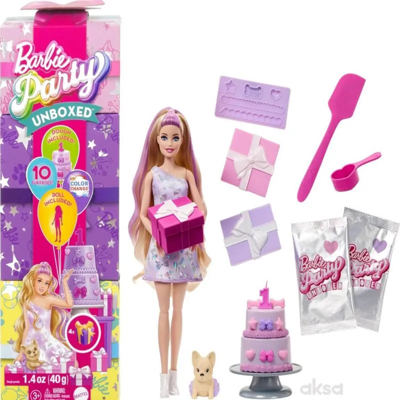 Barbie lutka unboxed reveal brunette 