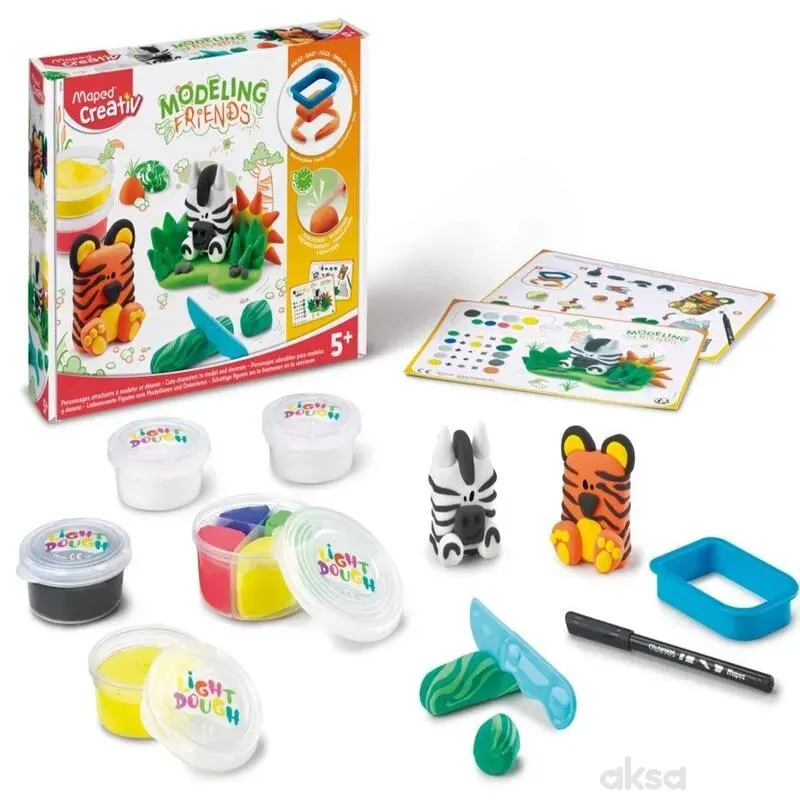 Maped kreativni set sa masom za modeliranje Wild 