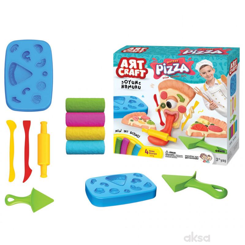 Dede plastelin Art craft pizza 200gr 