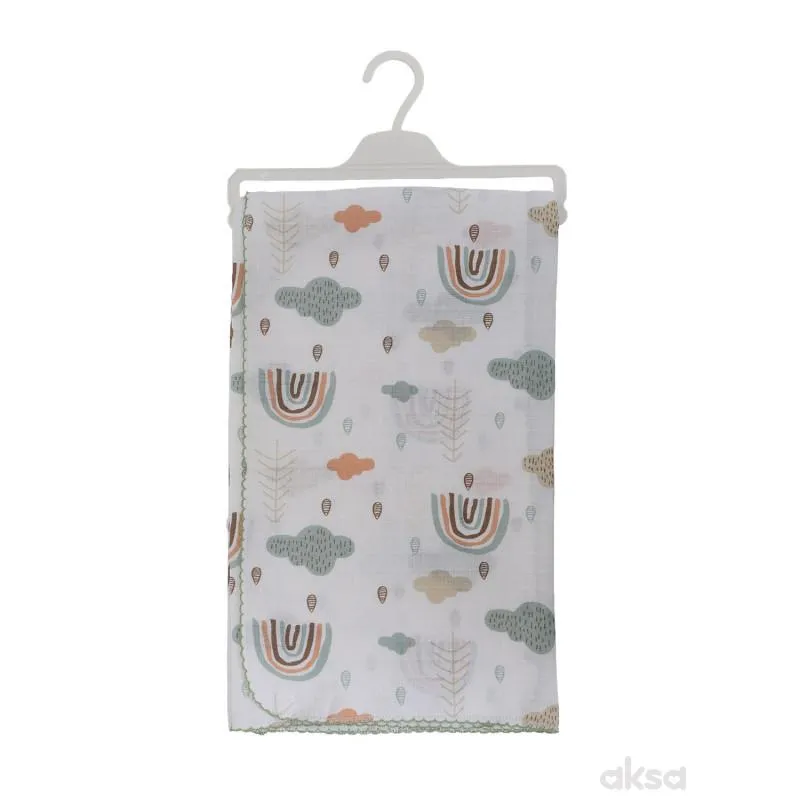 Lillo&Pippo prekrivač od muslina 80x90cm 