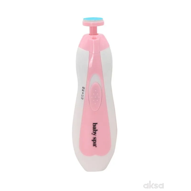 Baby Spa električni trimer za nokte, roze 